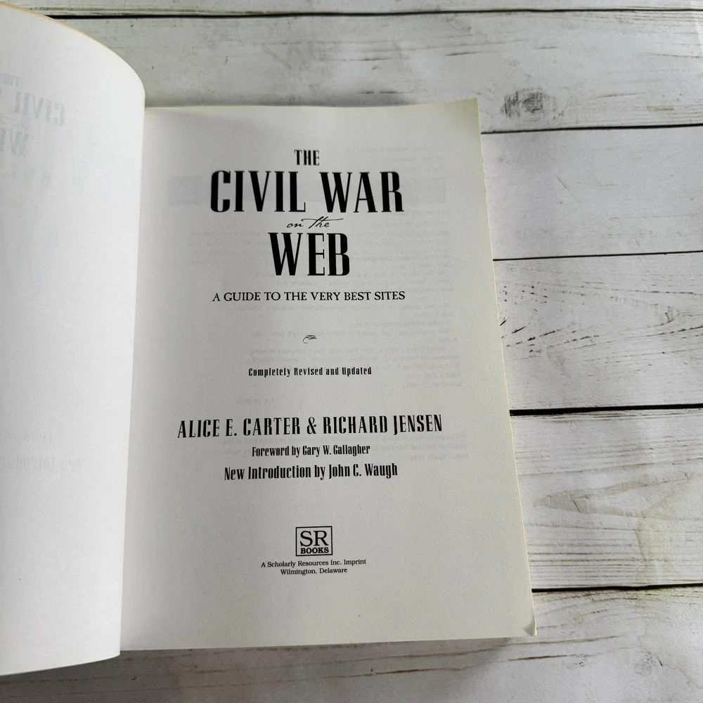 Civil War on the Web Carter Jensen 2003 Revised Updated Guide CD-ROM SR Books